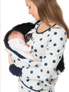 Sweat-shirt de maternité - sweat chic pour l'allaitement avec poche