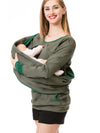 Sweat-shirt de maternité - sweat chic pour l'allaitement avec poche