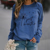 Sweatshirt - haut décontracté pour femmes avec imprimé pissenlit
