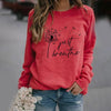 Sweatshirt - haut décontracté pour femmes avec imprimé pissenlit
