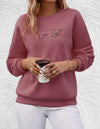 Sweatshirt oversize - 'éclaire ton chemin' pour femmes