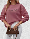 Sweatshirt oversize - 'éclaire ton chemin' pour femmes