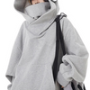 Sweatshirt oversize - hoodie noir pour femmes