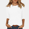 T-shirt à manches 3/4 pour femme - haut décontracté et tendance pour le quotidien