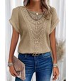 Top en crochet pour femmes - design élaboré pour une élégance décontractée