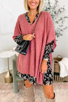 Top poncho - pull v-neck loose-fit chic pour femmes