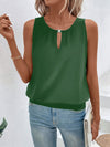 Top sans manches - blouse élégante pour femmes avec détail en clé