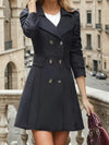 Trench-coat - design élégant à double boutonnage pour dames