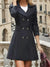 Trench-coat - design élégant à double boutonnage pour dames
