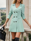 Trench-coat - design élégant à double boutonnage pour dames