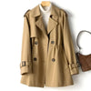 Trench coat - élégant manteau double boutonnage pour femmes