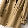 Trench coat - élégant manteau double boutonnage pour femmes