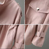 Trench coat - élégant manteau léger pour femmes avec des fonctionnalités pratiques