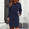 Trench coat - manteau classique ceinturé pour femmes