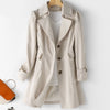 Trench-coat - manteau élégant pour femmes à double boutonnage
