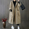 Trench coat - manteau trench oversized à capuche pour femmes