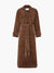 Trench-coat marron - manteau long élégant pour femmes