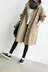 Trench-coat résistant à l'eau - manteau de pluie élégant pour dames