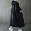 Trench oversize - manteau long tendance pour femmes avec poches