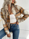 Chemise-vestes à carreaux pour femmes - un outerwear cropped tendance