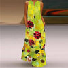 Robe maxi florale pour femmes - tenue d'été vibrante et légère pour les garden parties et sorties décontractées