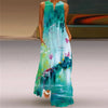 Robe maxi florale pour femmes - tenue d'été vibrante et légère pour les garden parties et sorties décontractées