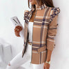 Veste zippée pour femmes - casual tendance avec motifs et détails volants