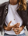 Veste en cuir biker - veste noire ajustée pour femmes avec détails zippés