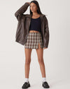 Veste en cuir oversize - outerwear tendance pour femmes
