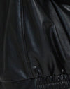 Veste en cuir oversize - outerwear tendance pour femmes