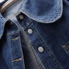 Veste en denim - extérieure tendance bleue pour femmes