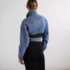 Veste en denim - style cropped tendance pour femmes