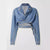 Veste en denim - style cropped tendance pour femmes