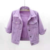 Veste en denim - veste cropped tendance pour femme