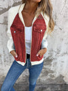 Veste en denim - veste zipée tendance pour femmes au design original