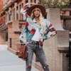 Veste en denim vintage - bleu pour femmes