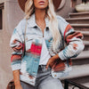 Veste en denim vintage - bleu pour femmes