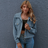 Veste en velours côtelé - chemise oversize tendance pour femmes