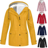 Veste imperméable doublée en polaire - vêtement d'extérieur féminin pratique