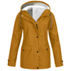 Veste imperméable doublée en polaire - vêtement d'extérieur féminin pratique