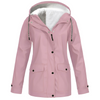 Veste imperméable doublée en polaire - vêtement d'extérieur féminin pratique