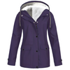 Veste imperméable doublée en polaire - vêtement d'extérieur féminin pratique