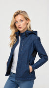 Veste légère à capuche pour femmes - élégante pour vos sorties en plein air