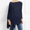Tunique femme oversize décontractée - chemise à manches longues stylée pour le quotidien