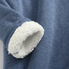 Pull en polaire pour femmes - haut à manches longues doux et agréable