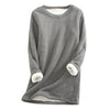 Pull en polaire pour femmes - haut à manches longues doux et agréable