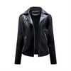 Veste en cuir biker - outerwear chic pour femmes